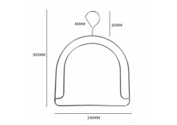 Вішалка під шапку (хромована)